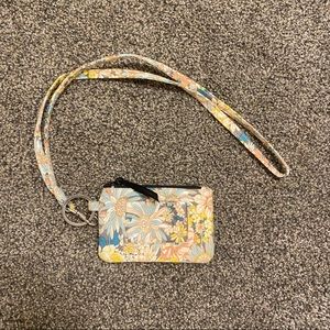 VERA BRADLEY lanyard & card holder